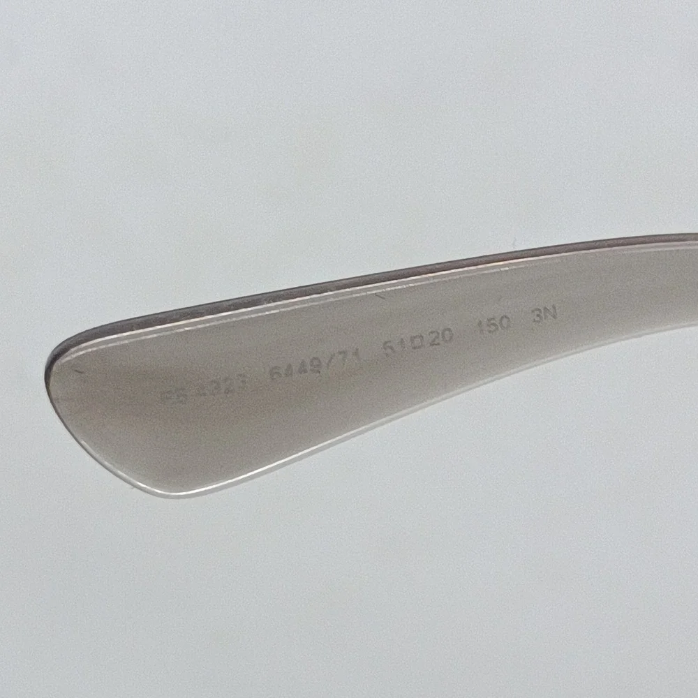 Ray-Ban RB4323 6449/71 Transparent Grey Square Sunglasses Frames Only 51-20 37